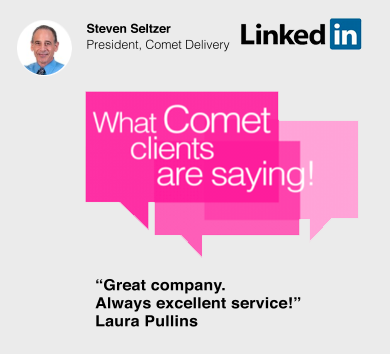 Join Comet Delivery on LinkedIn