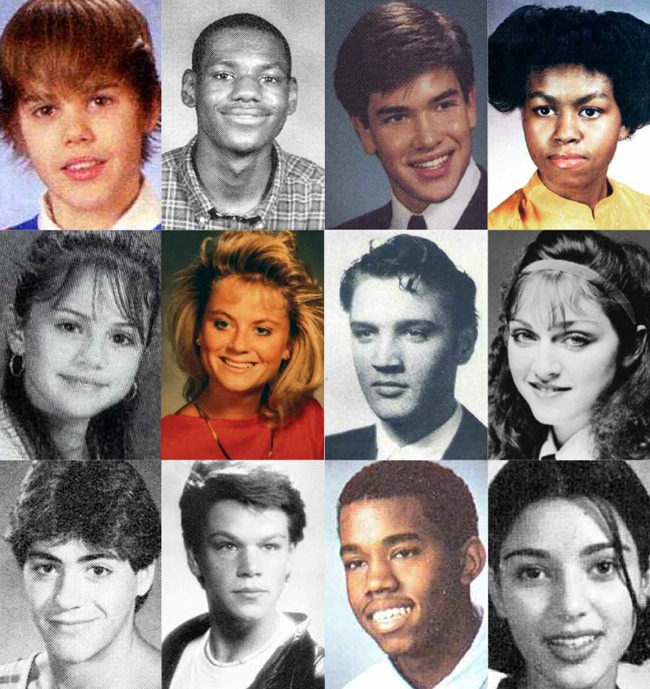 How Many Famous Faces Can You Name From these School Yearbook Photos?