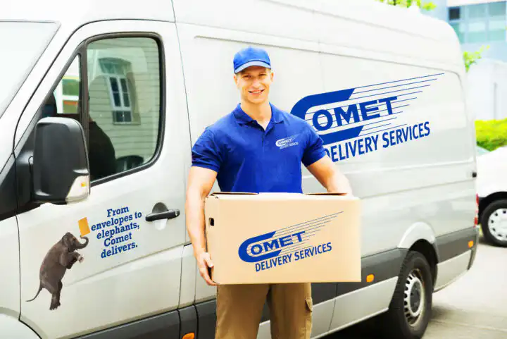 Comet Delivery courier
