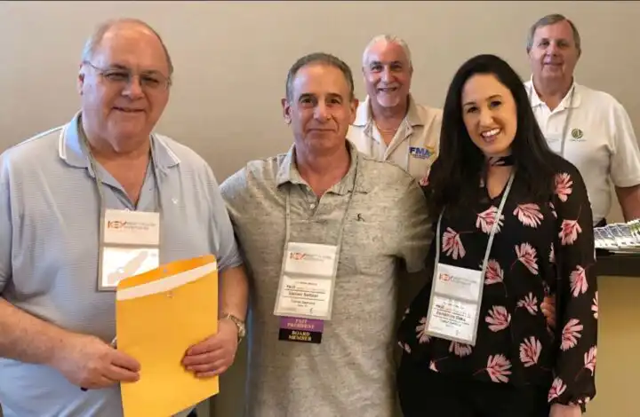 Group photo with: Pat Bronos, Steven Seltzer, Larry Schwartz, Samantha Oaks, and Gary Gilbertson