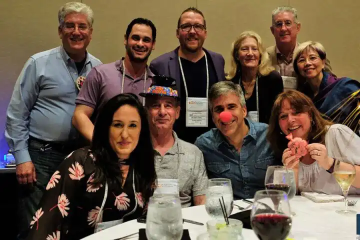 Group photo with: Lou Espin, Mark Seltzer, Dustin Oaks, Lou and Crema Espin, Chris Kane, Samantha Oaks, Steven Seltzer, Peter and Jennifer Schlactus